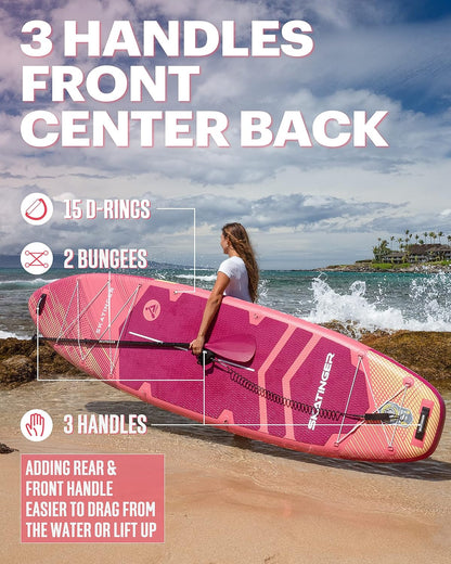 Tabla de yoga Prana Meteor Red 350x89x15 cm (11'6'')
