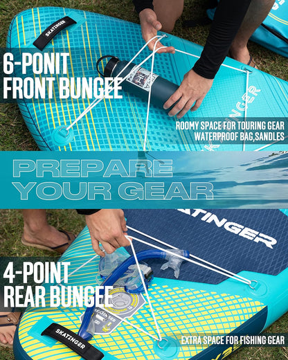 Tabla de SUP para yoga Prana Meteor Blue 350x89x15 cm (11'6'')