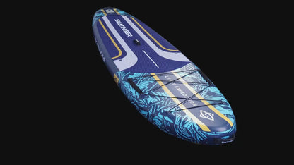 Leafy Expedition Azul 350x89x15 cm (11'6'') tabla SUP yoga 